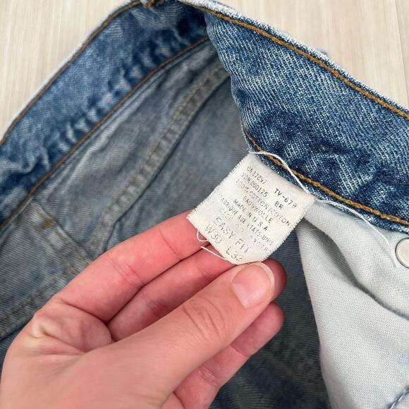 VTG 90S GAP DENIM BLUE JEANS (30x32) - Picture 5 of 8